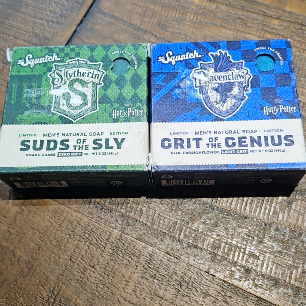 *Dr. Squatch Harry Potter Ravenclaw & Slytherin Soap